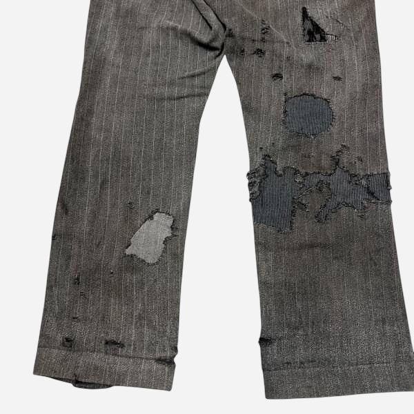 1910s Heavy cotton hbt salt and pepper pants (35w)