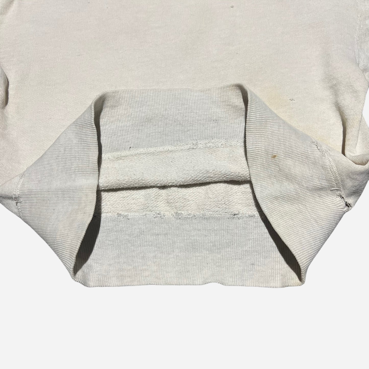 1940s 1950s Gray two toned boxy sweatshirt (S)