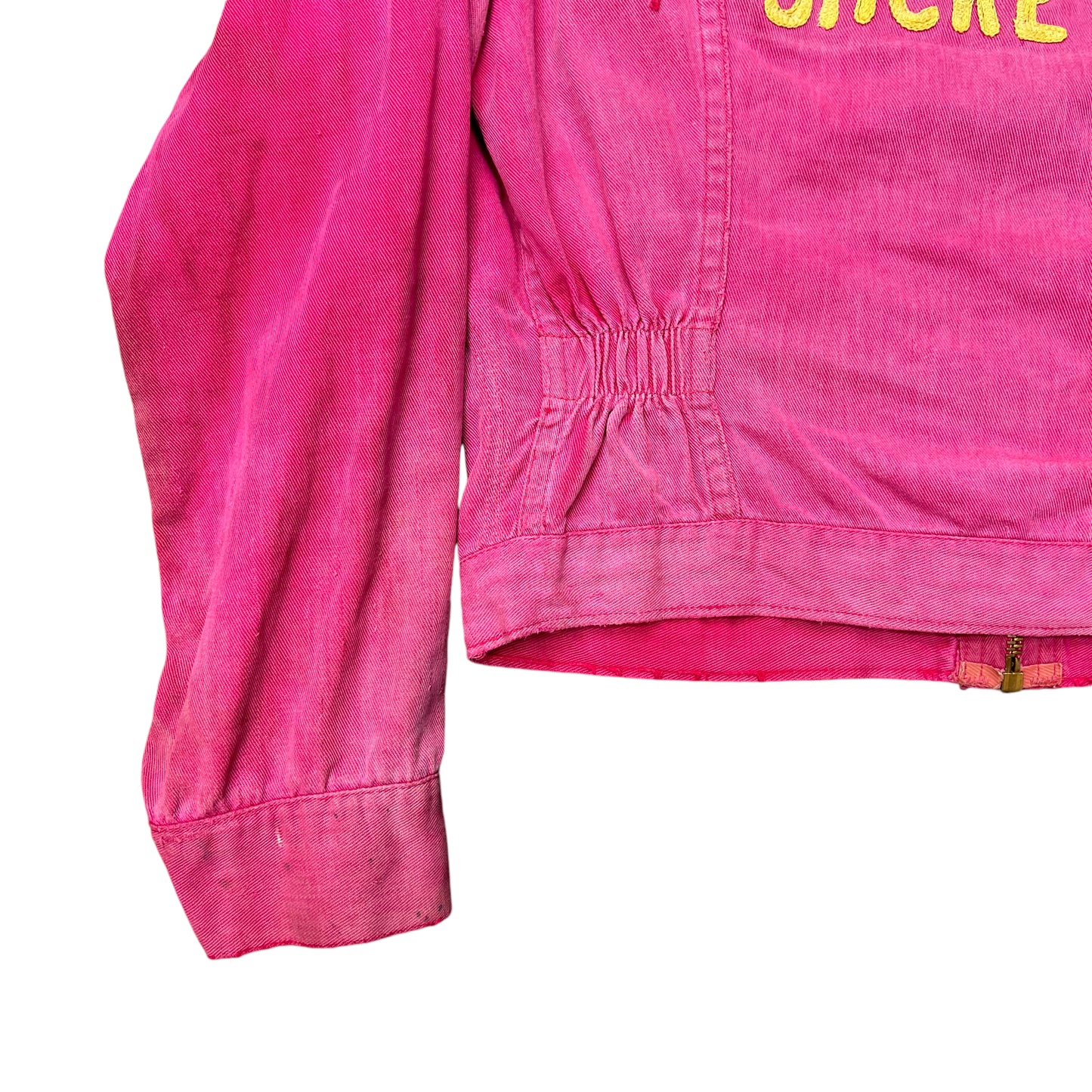 1950s Wrangler Blue Bell red chain stitched rodeo champion jacket (38)