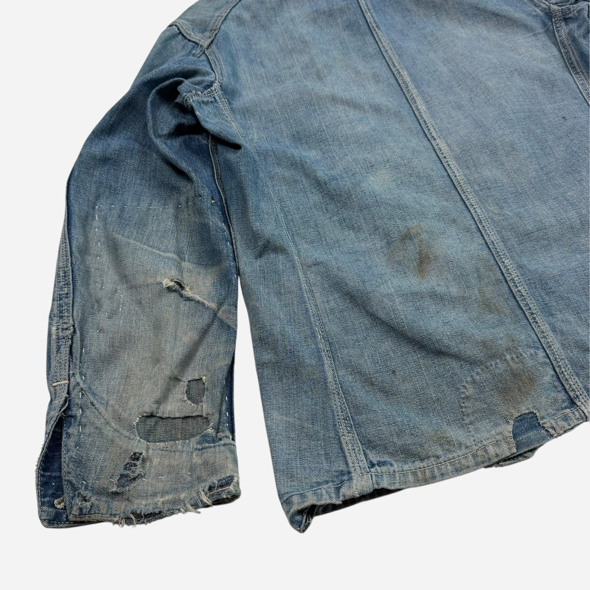1930s Change button denim chore jacket (S)