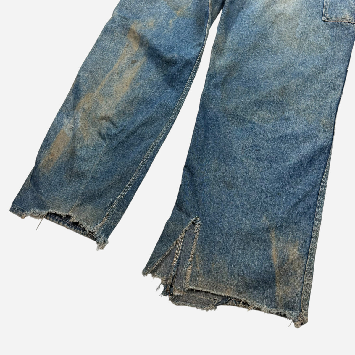 1950s Sun faded carpenter denim jeans (30w)