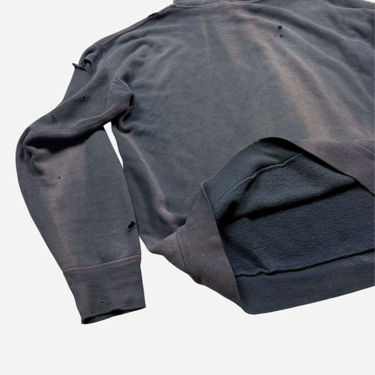 1950s Sun faded navy blue hoodie (M/L)