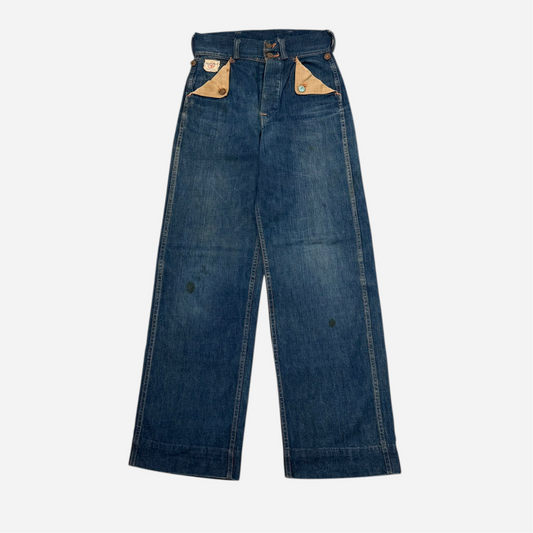 1950s Anvil Cow Boy mule flap jeans (28w)