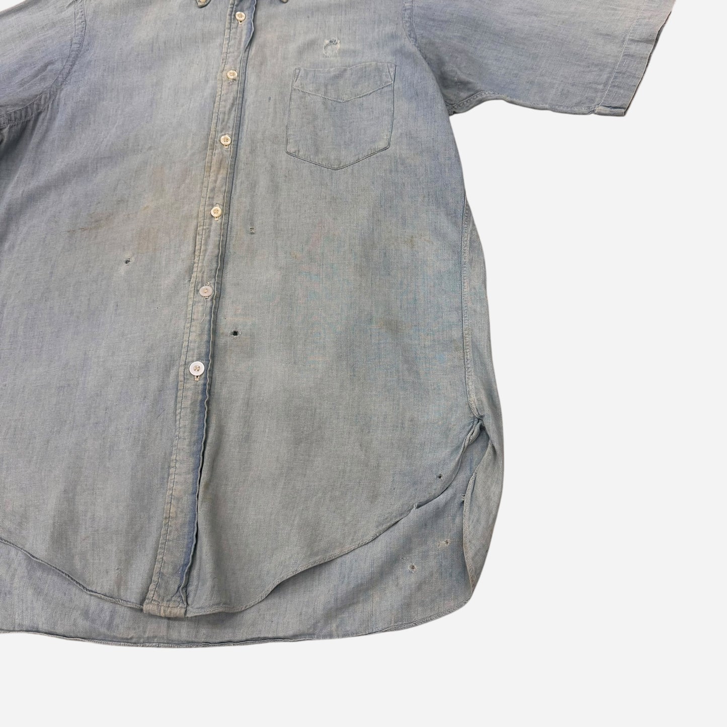 1960s Chambray button down shirt (M)