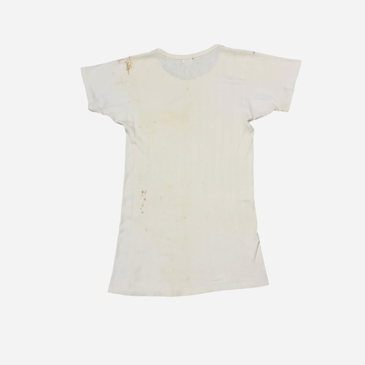1940s Pilgrim ribbed cotton t shirt (M)
