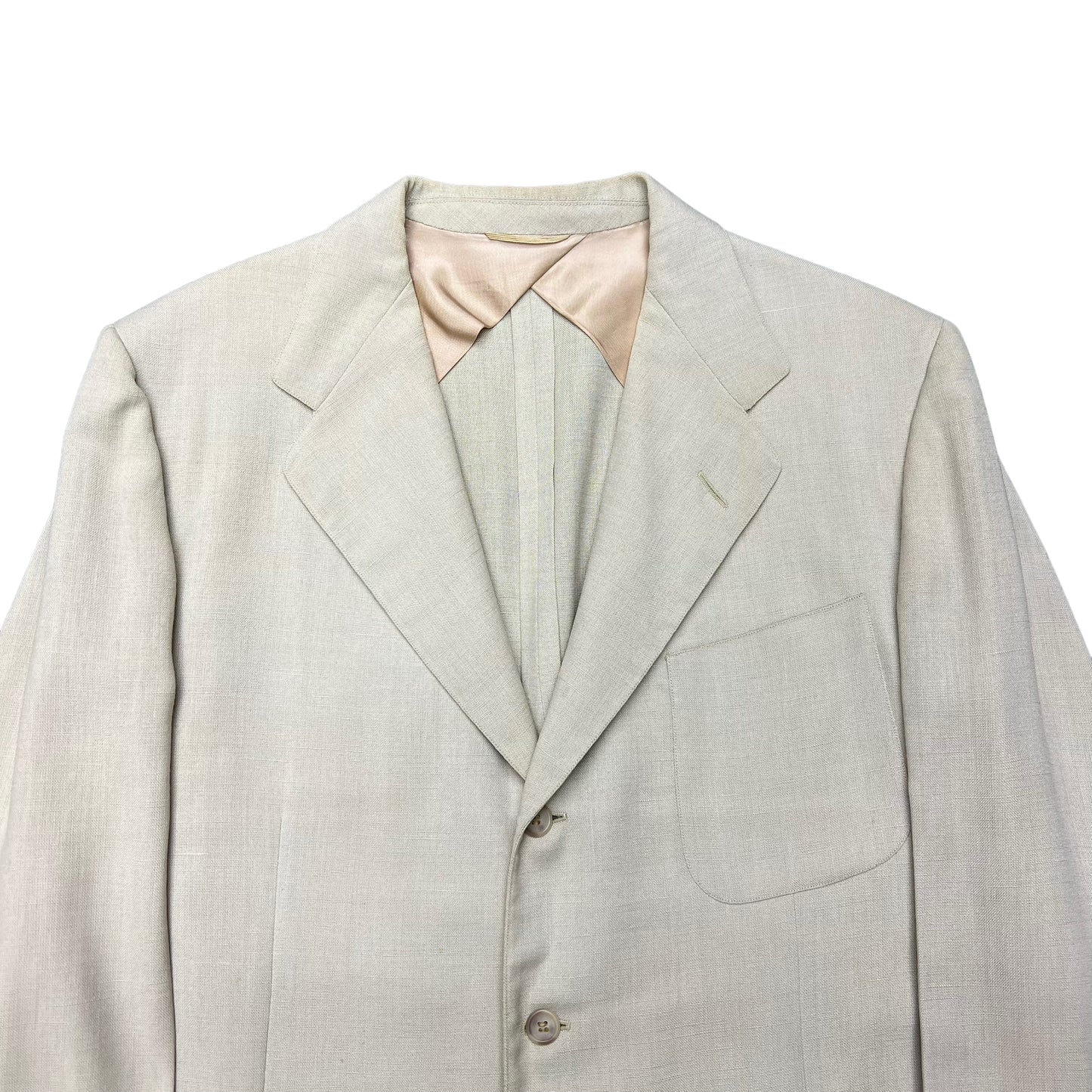 1940s Palm Beach linen summer jacket (L)