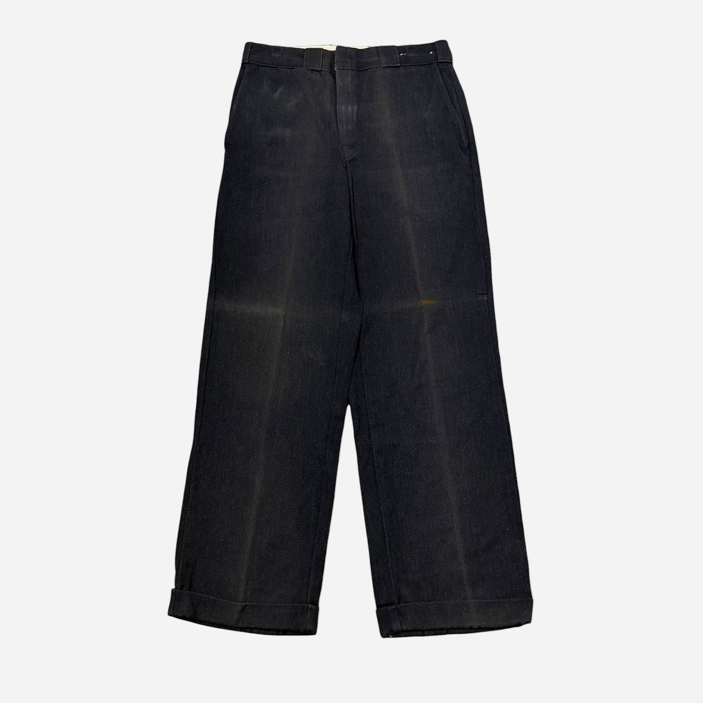 1950s Black whipcord pants (28w)