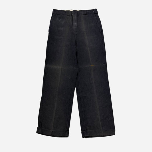 1950s Black whipcord pants (28w)