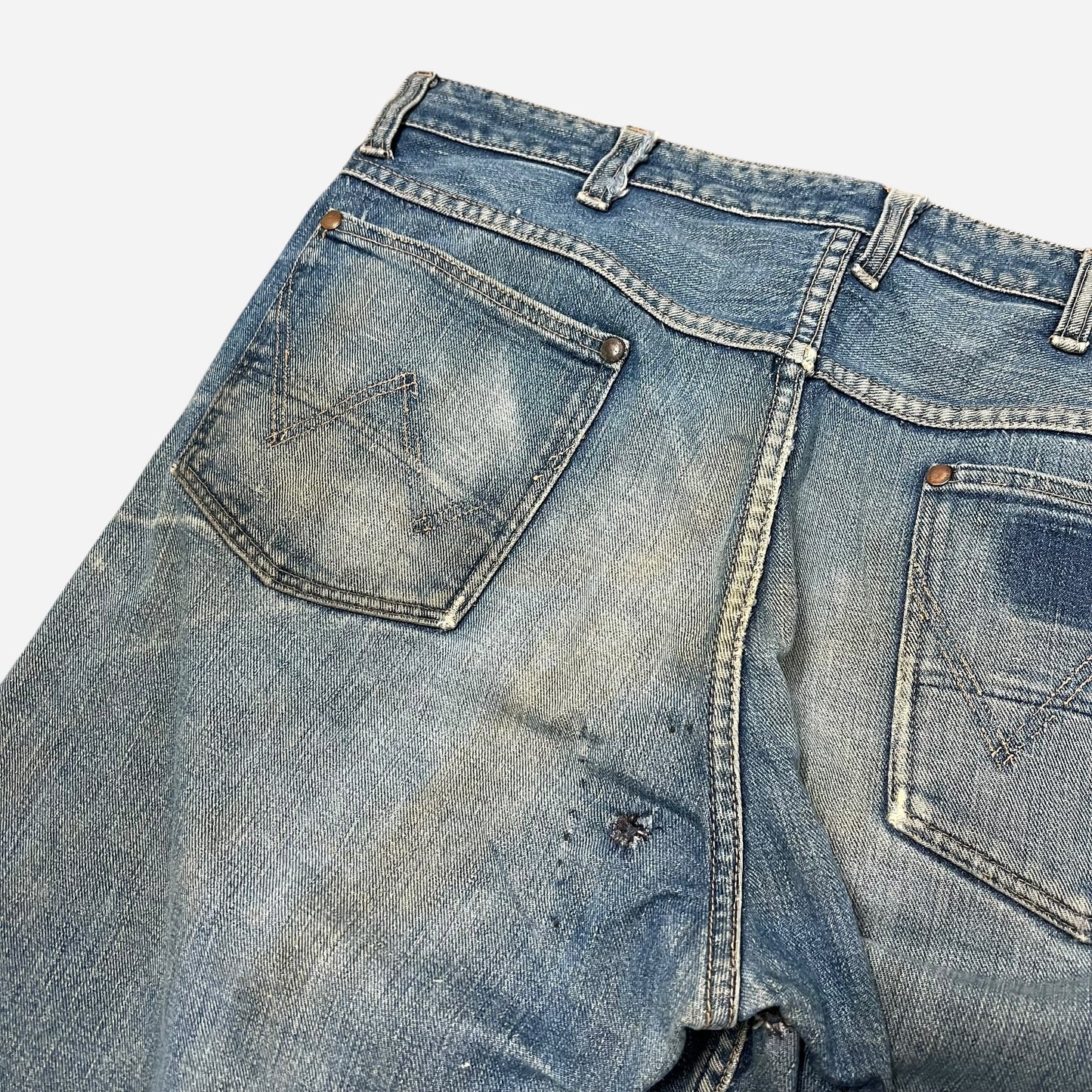 1950s Wrangler repaired jeans (35w)