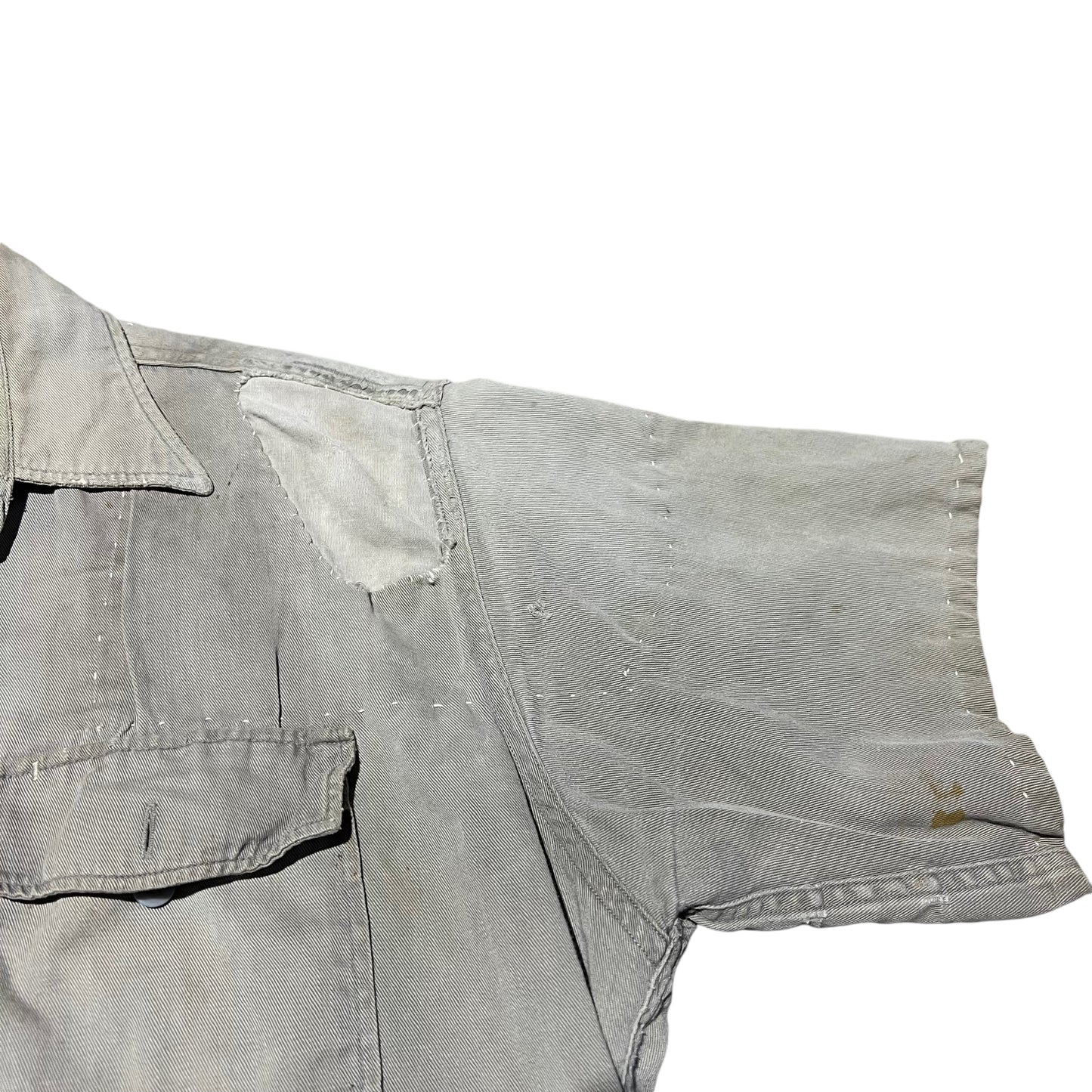 1950s The Big Favorite grey cotton work shirt (M)