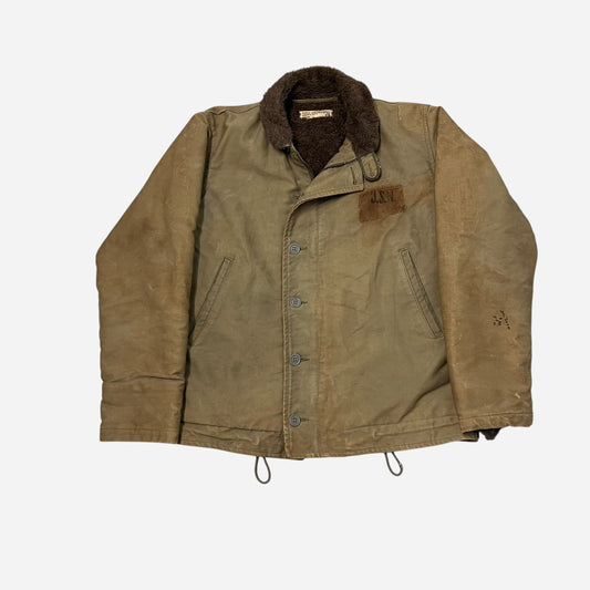 1940s WWII USN deck jacket (S/M)