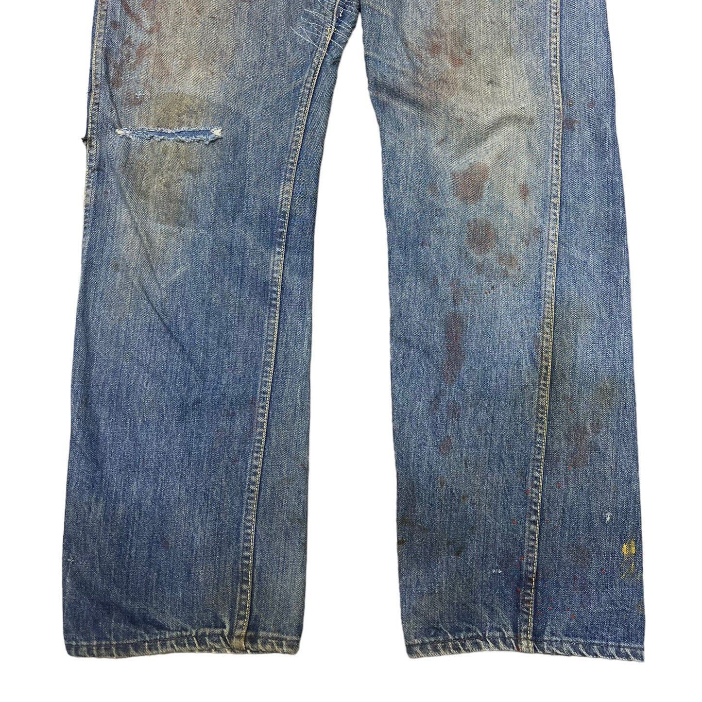 1950s Montgomery Ward blue painter jeans (31w)