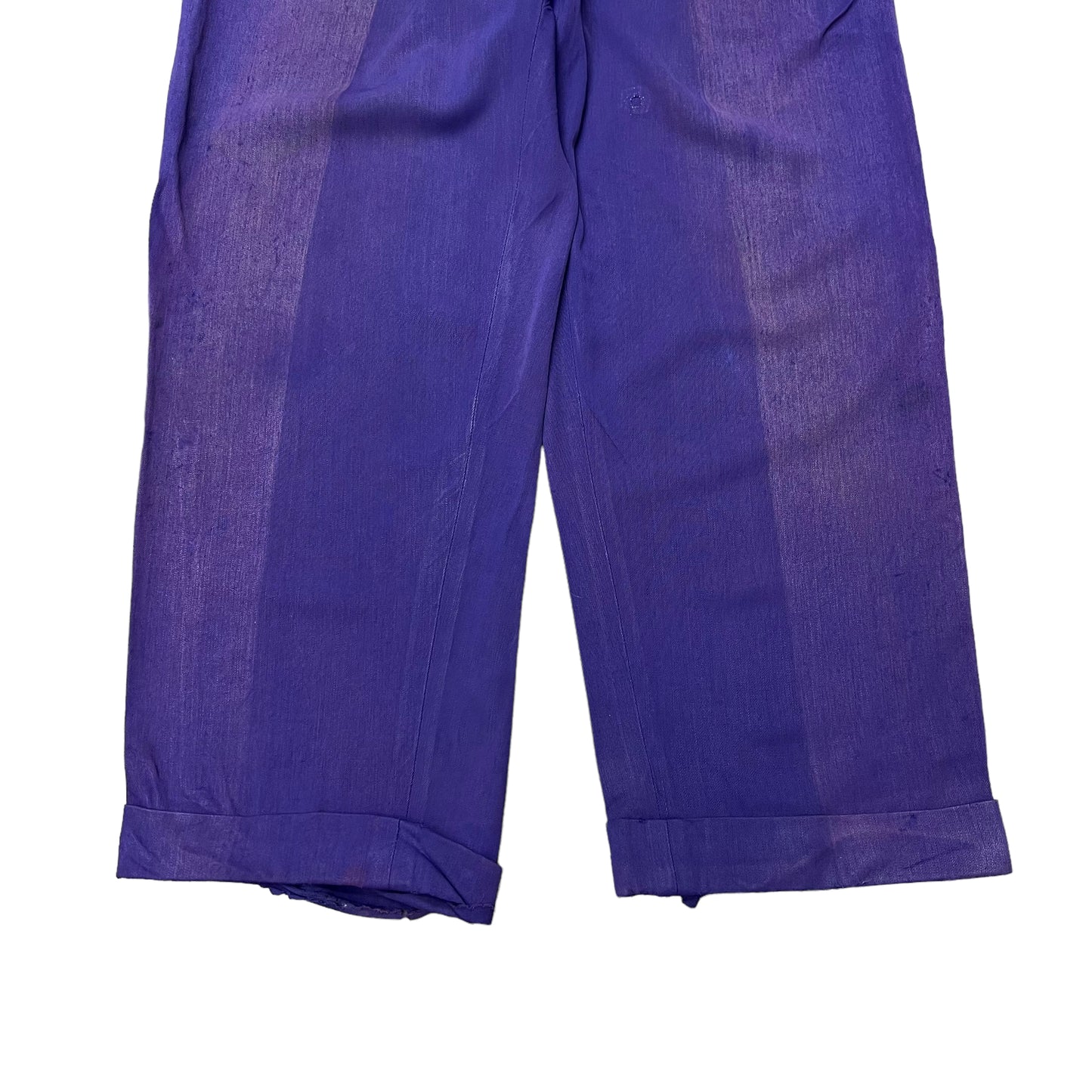 1940s As-is faded purple gabardine pants (33w)