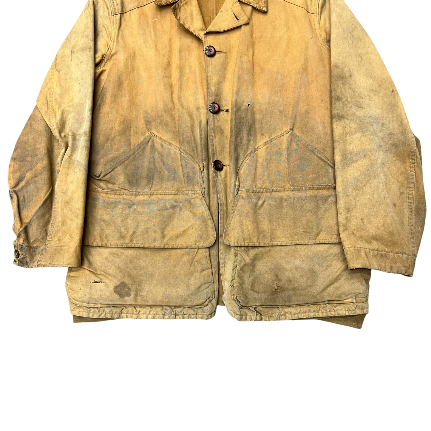 1940s Yellow canvas hunting jacket (L)