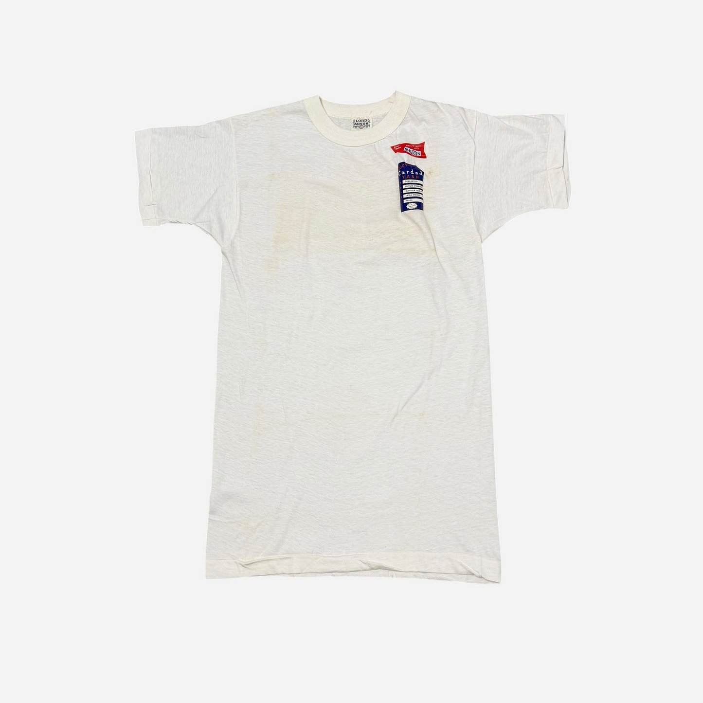 1950s NOS white t shirt (M)