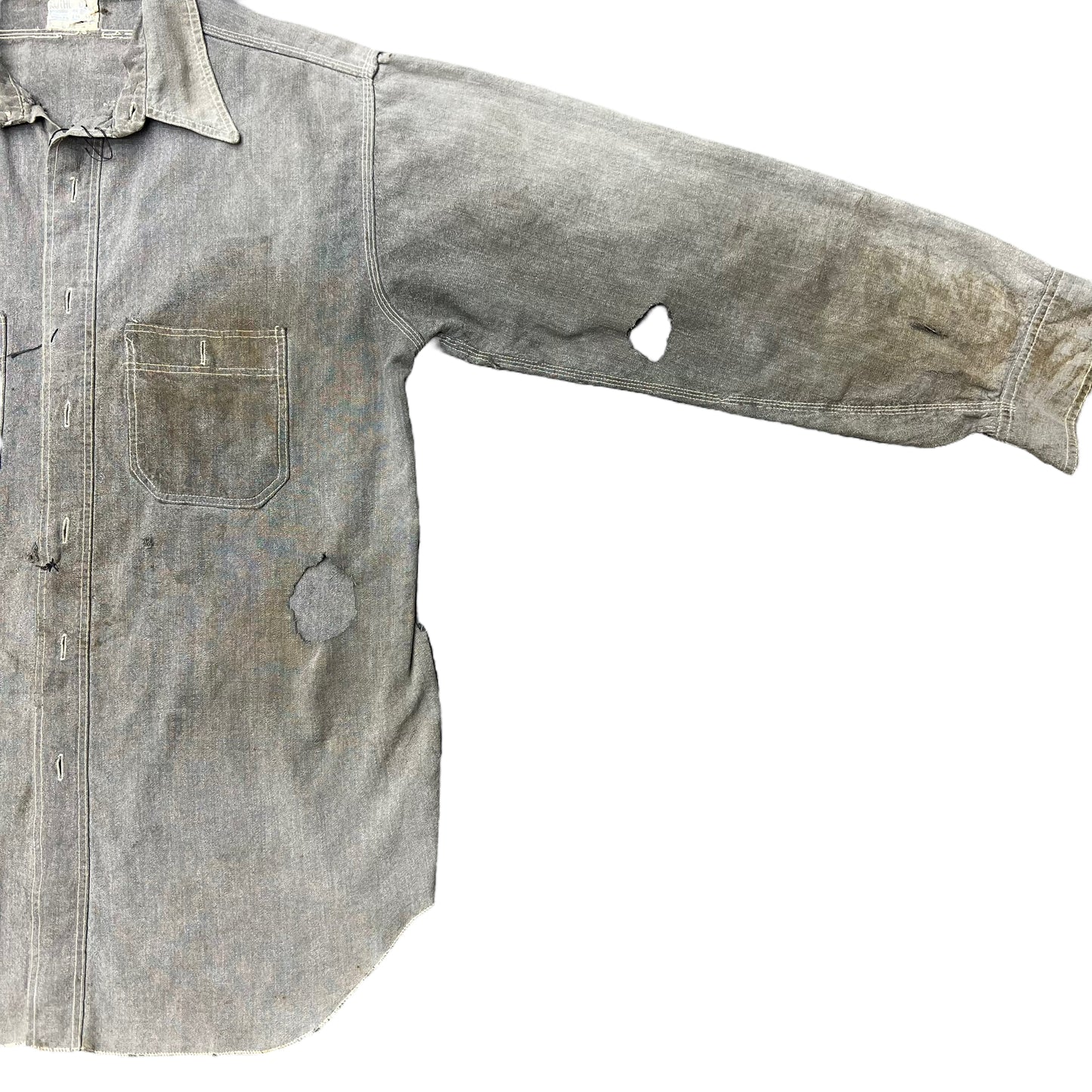 1920s-1930s As-is S&P chambray (S/M)