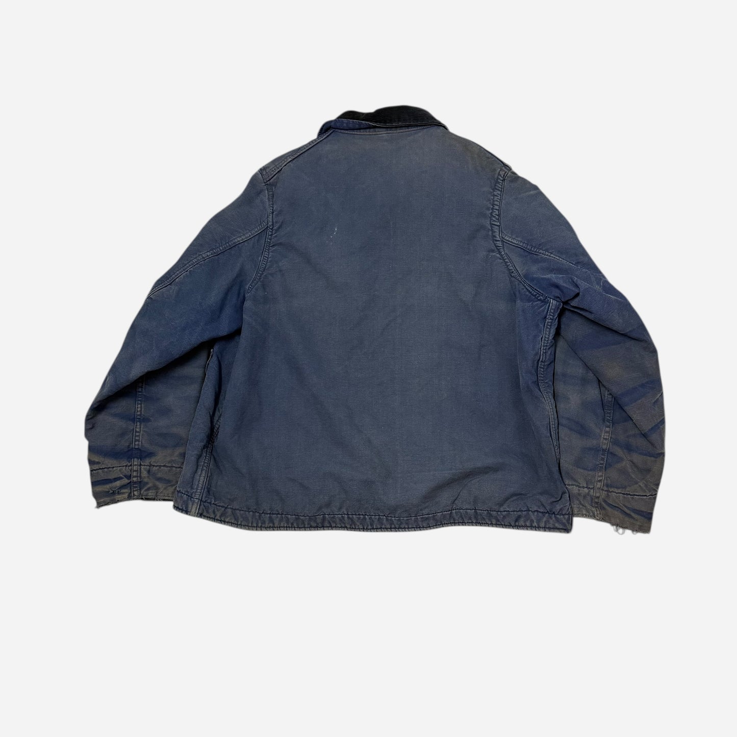 1950s Hercules blue sun faded cotton work jacket (L)