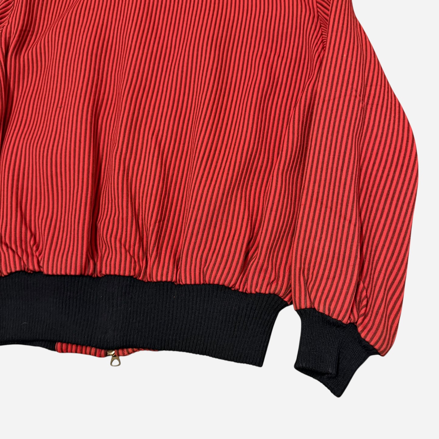 1950s Swedish red cotton corduroy rockabilly jacket (L)