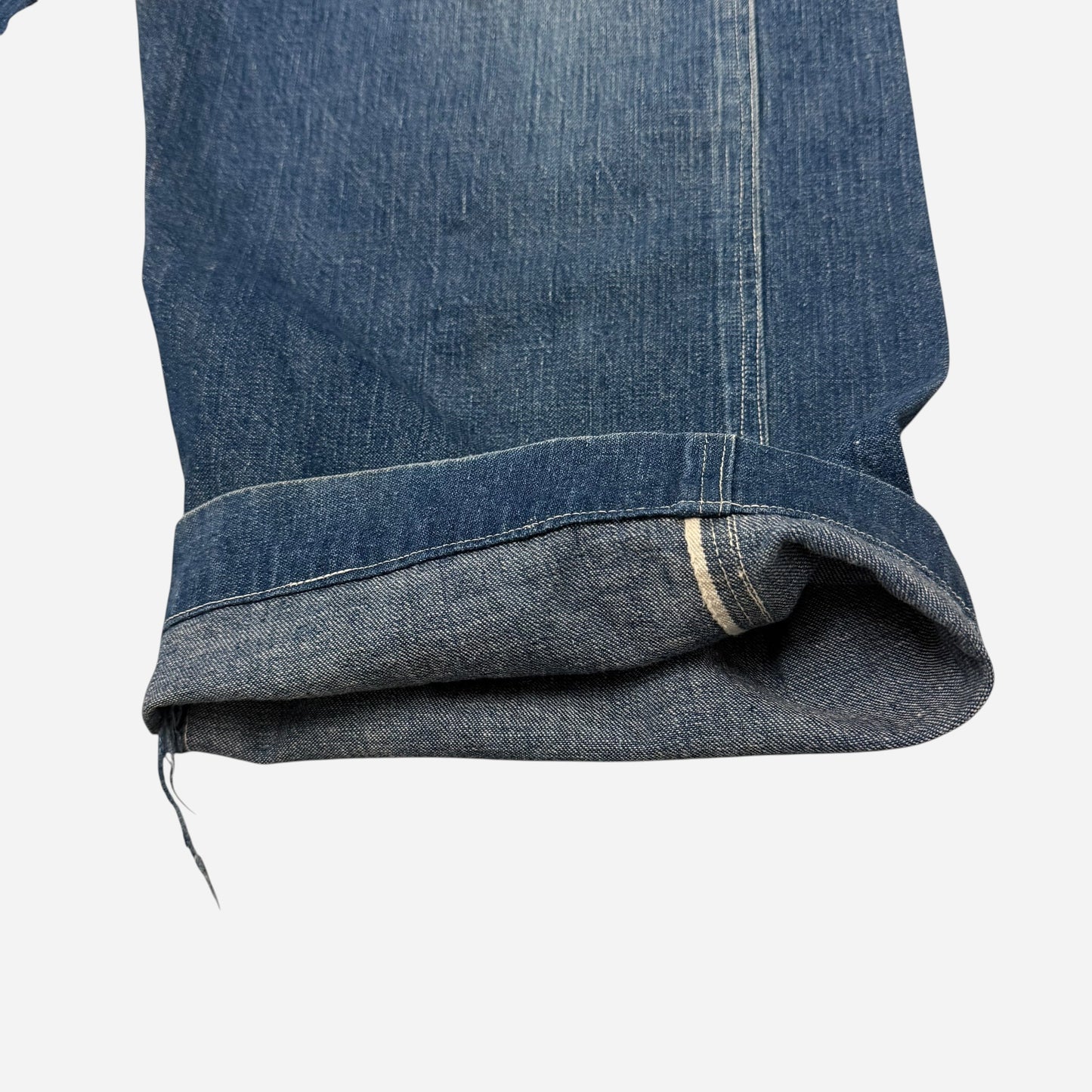 1910s Amoskeag denim split back cinch selvedge jeans (40w)