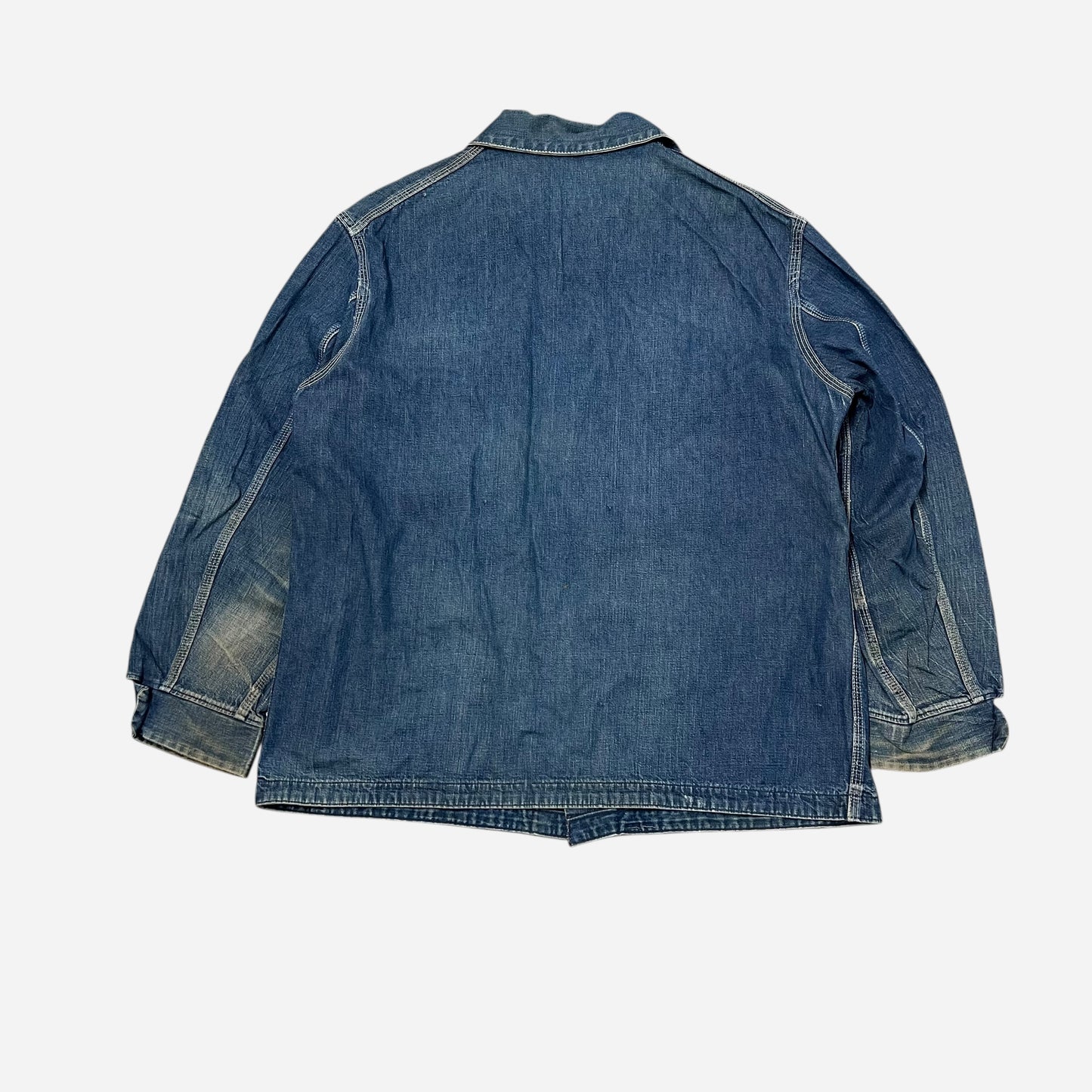 1950s Unbranded denim chore jacket (XL)