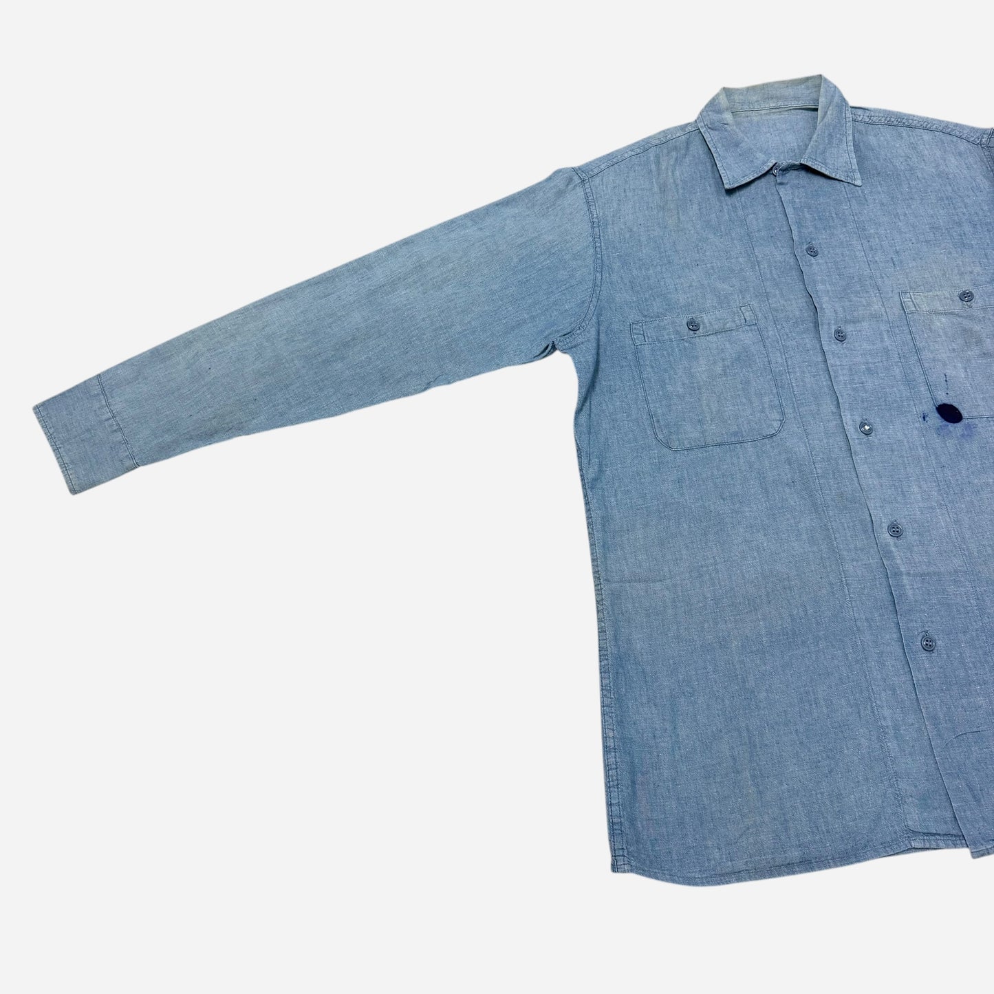 1950s USN chambray shirt (L)