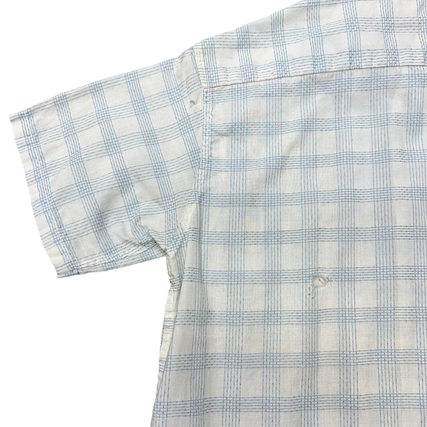 1950s Dan River cotton plaid shirt (S)