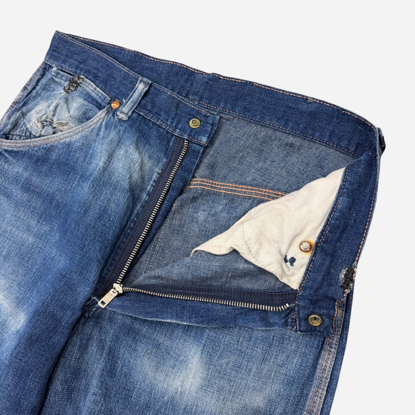 1950s Blue Bell denim carpenter jeans (29w)