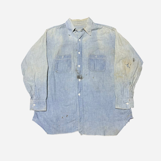 1940s Chambray farmer worn (L)