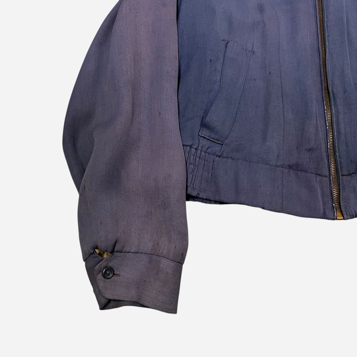 1950s Sun faded purple rayon jacket (M)