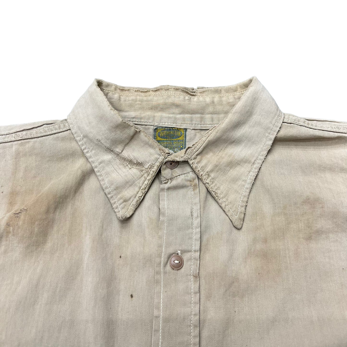 1940s Deecee khaki shirt (XXL)