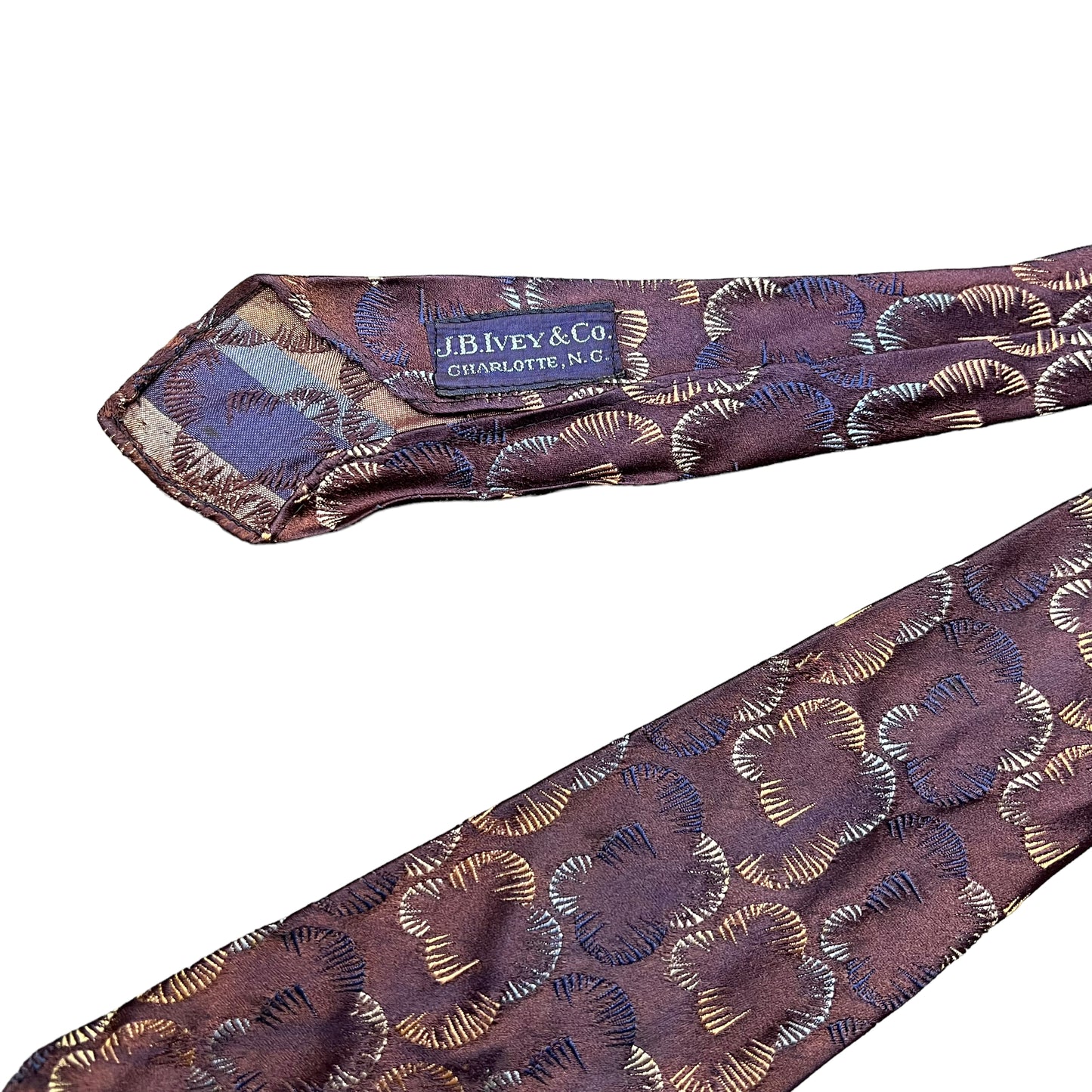 1950s Atomic print neck tie