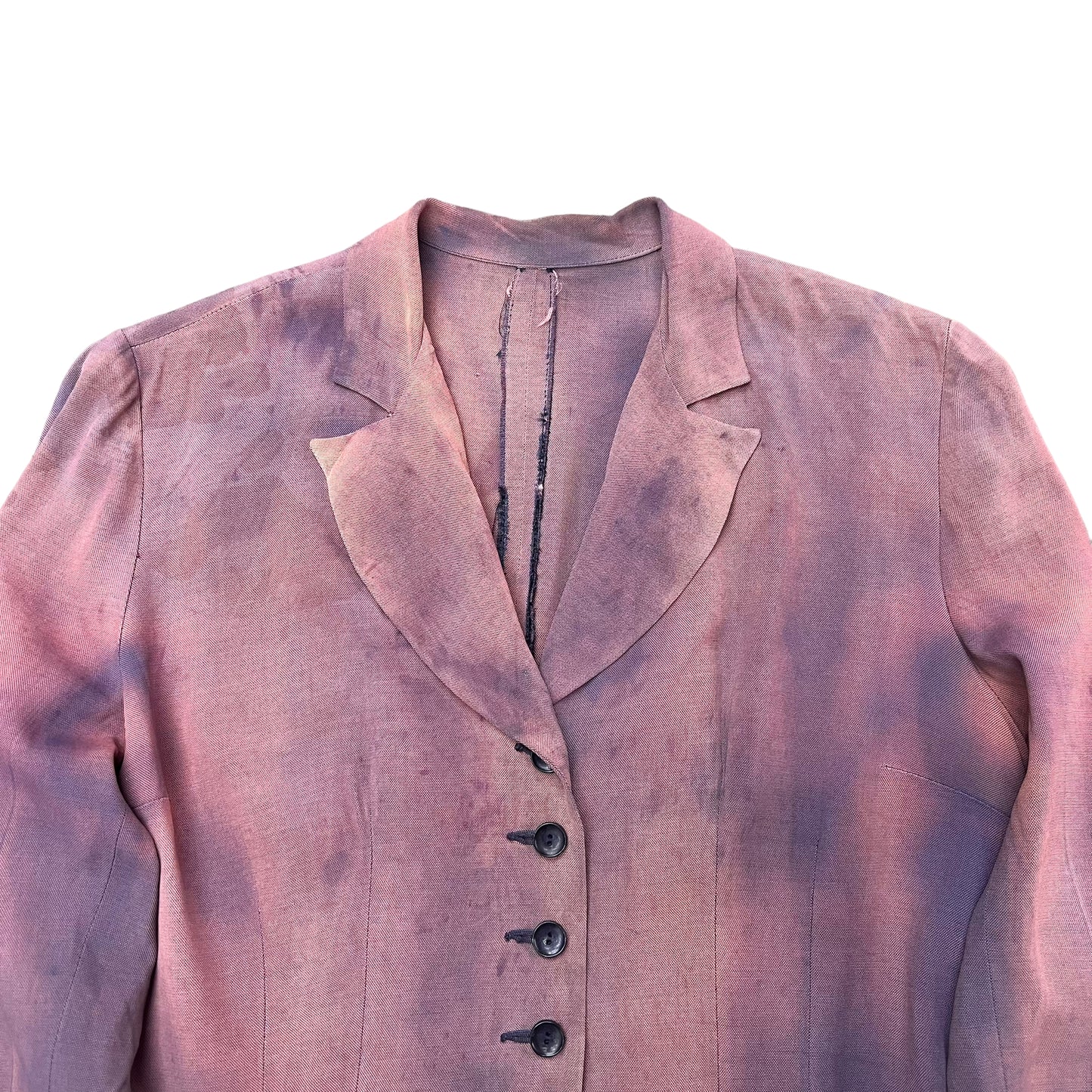 1940s Women’s purple faded rayon blazer (S/M)