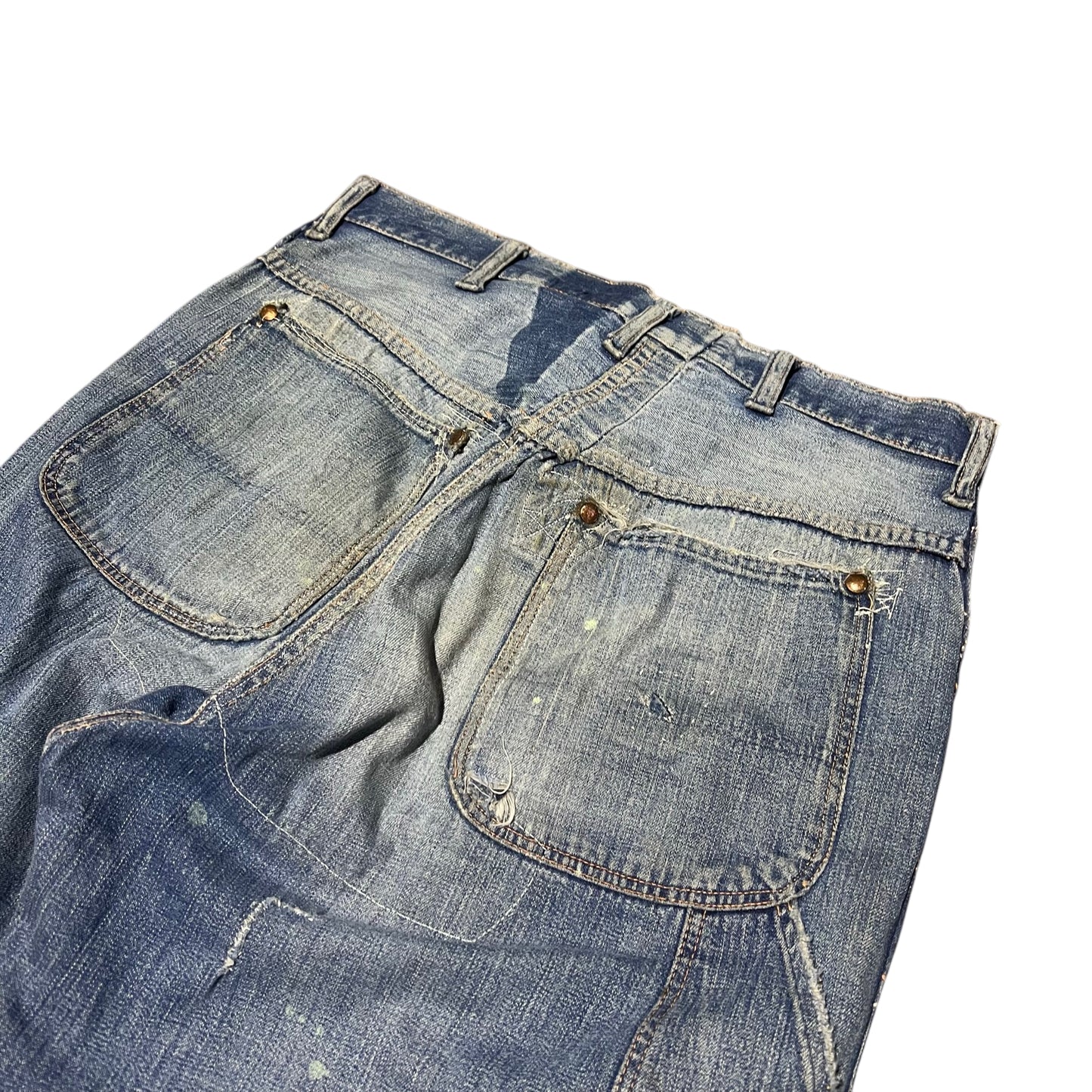 1950s Sanforized donut button fly jeans (31w)