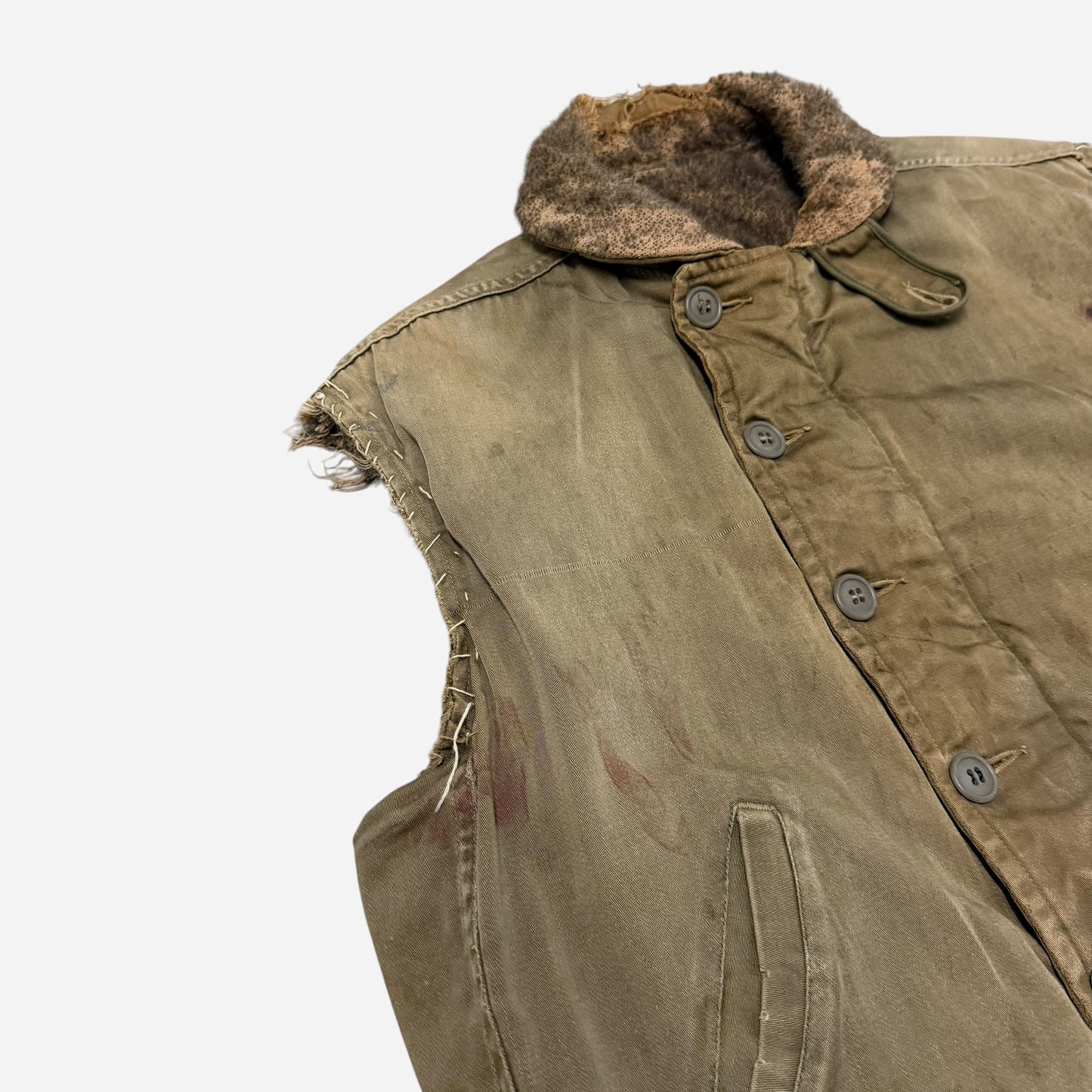 1940s Civilian cut off deck vest (L/XL)
