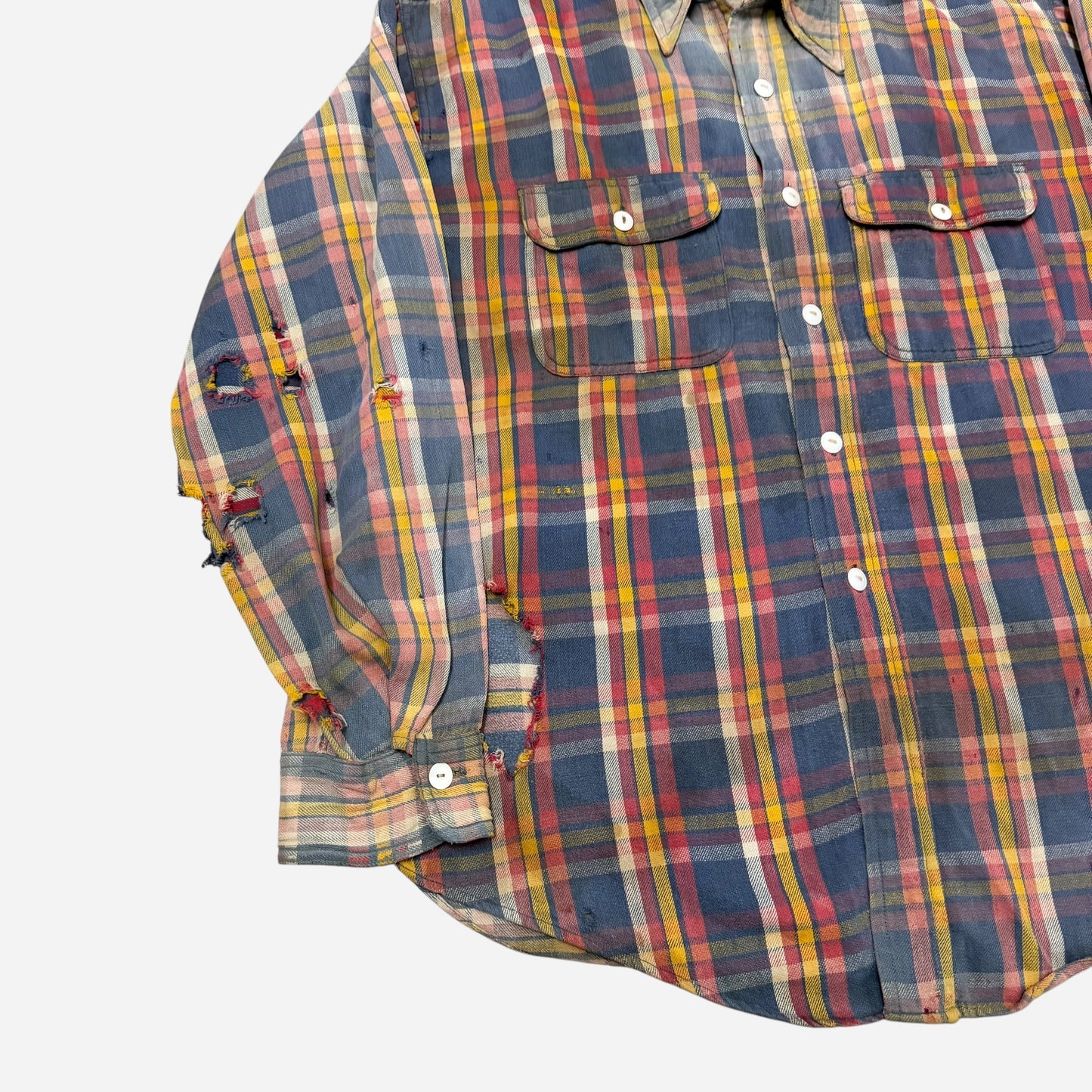 1940s Big Yank cotton flannel shirt (L)