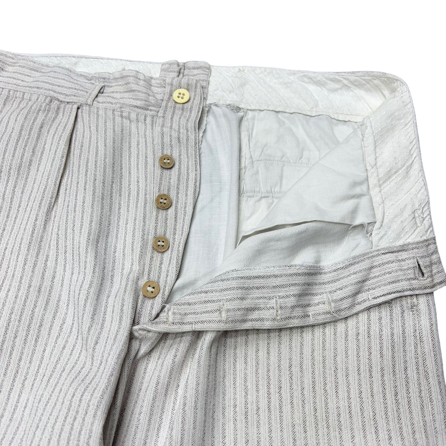 1930s Stifel striped fleck cotton work pants (32w)