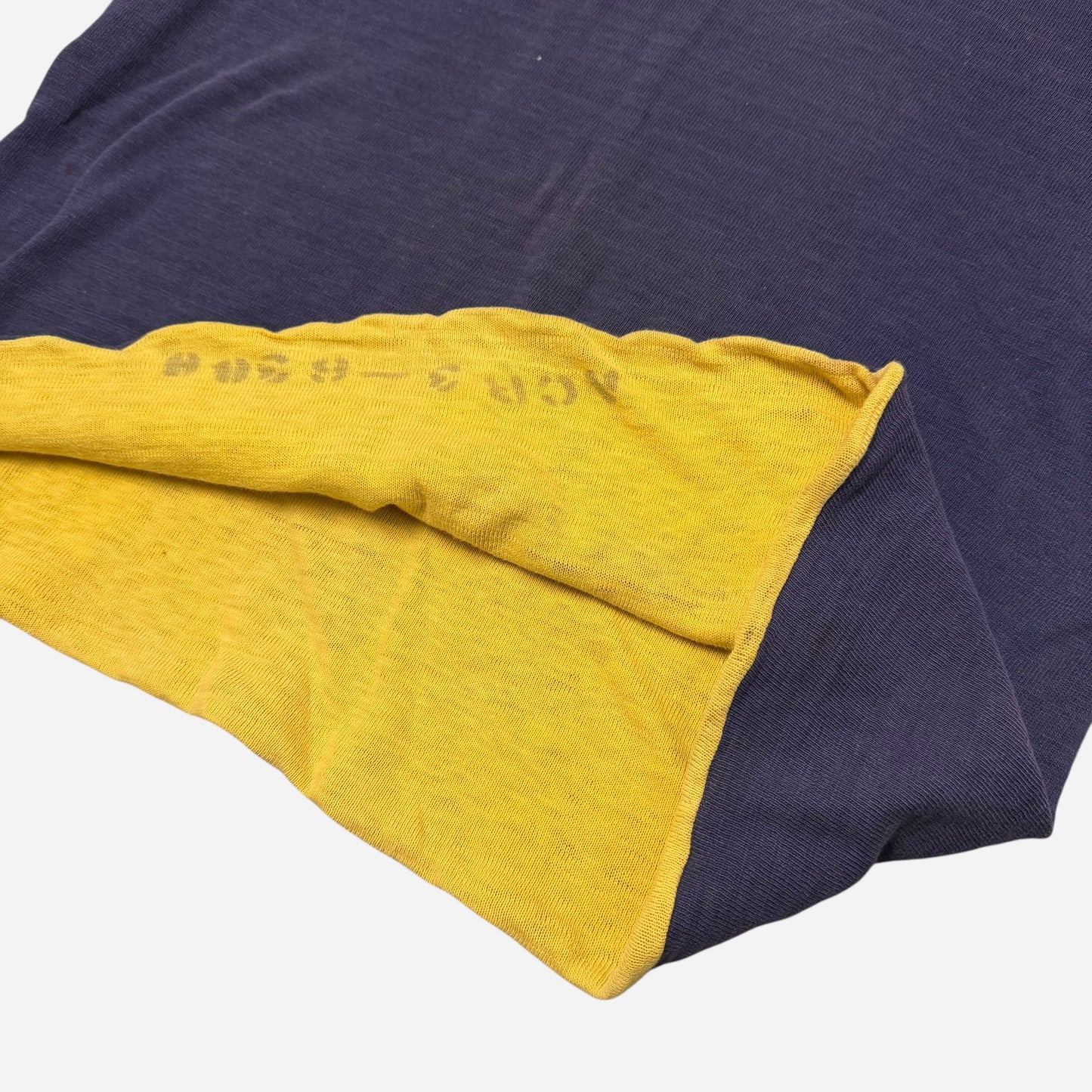 1940s Heavyweight double faced stenciled cotton t shirt (M/L)