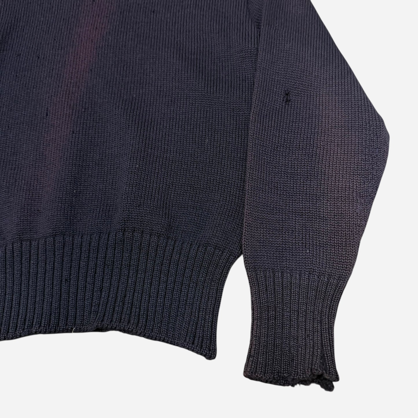 1920s 1930s Purple wool knit sun faded sweater (XS)