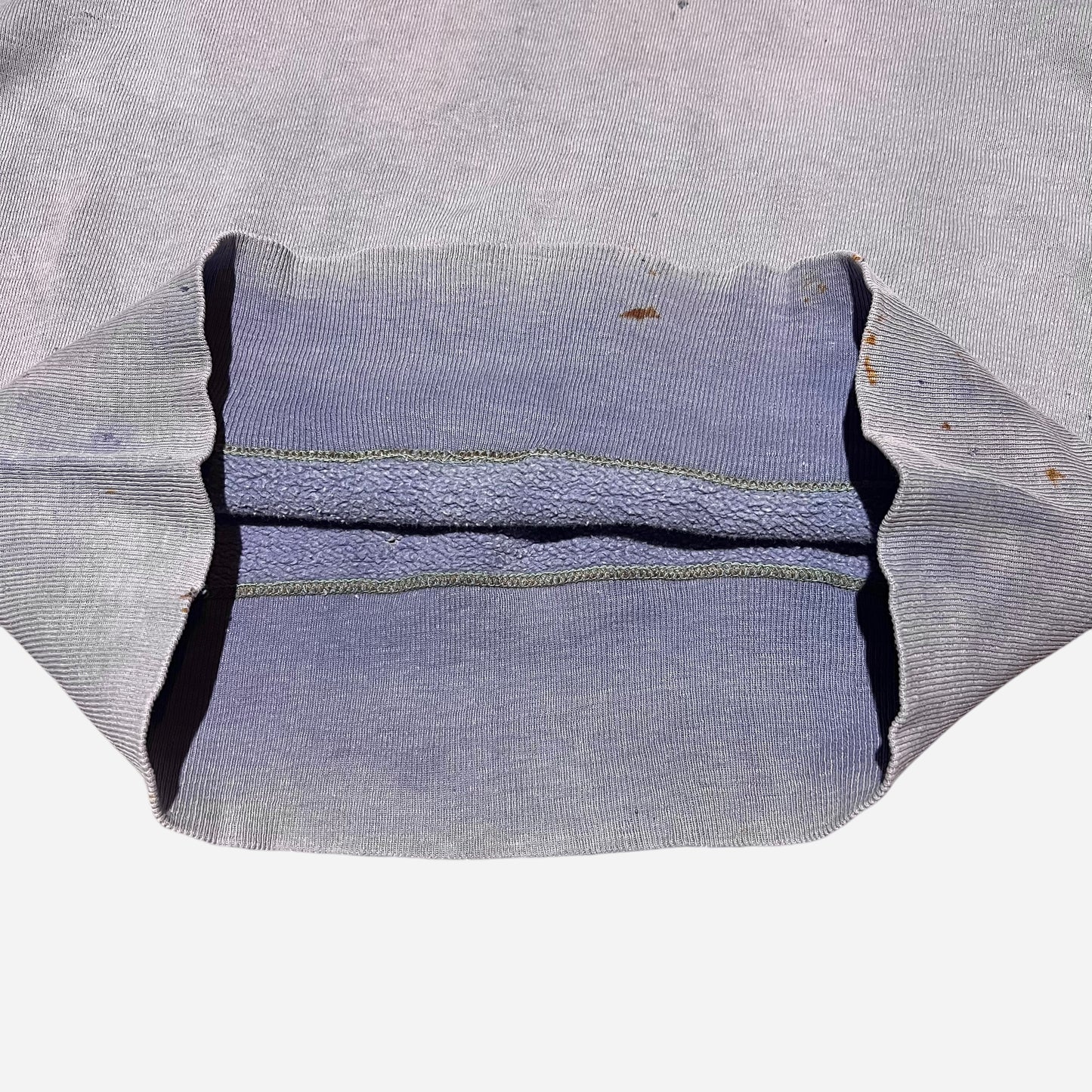 1930s 1940s Purple double v sweat shirt (S/M)