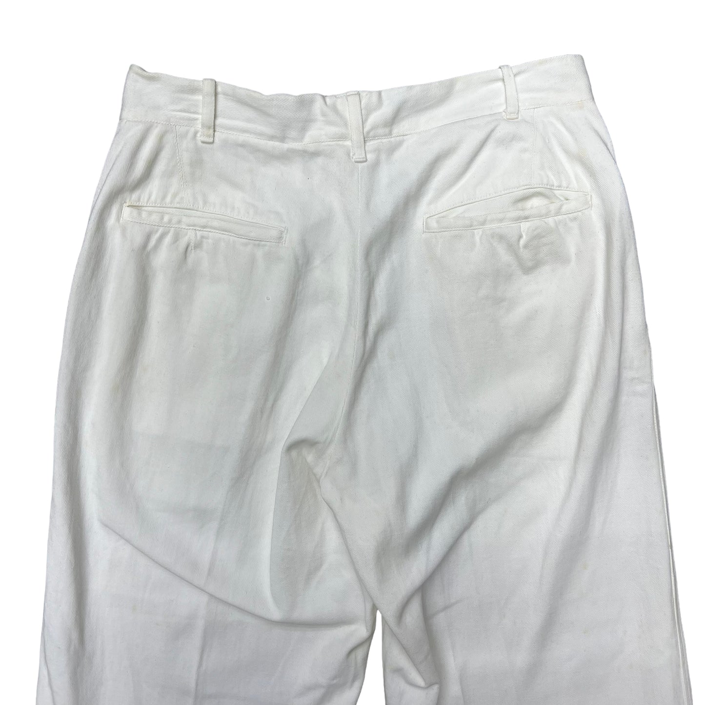 1930s Early WWII white USN sailor pants