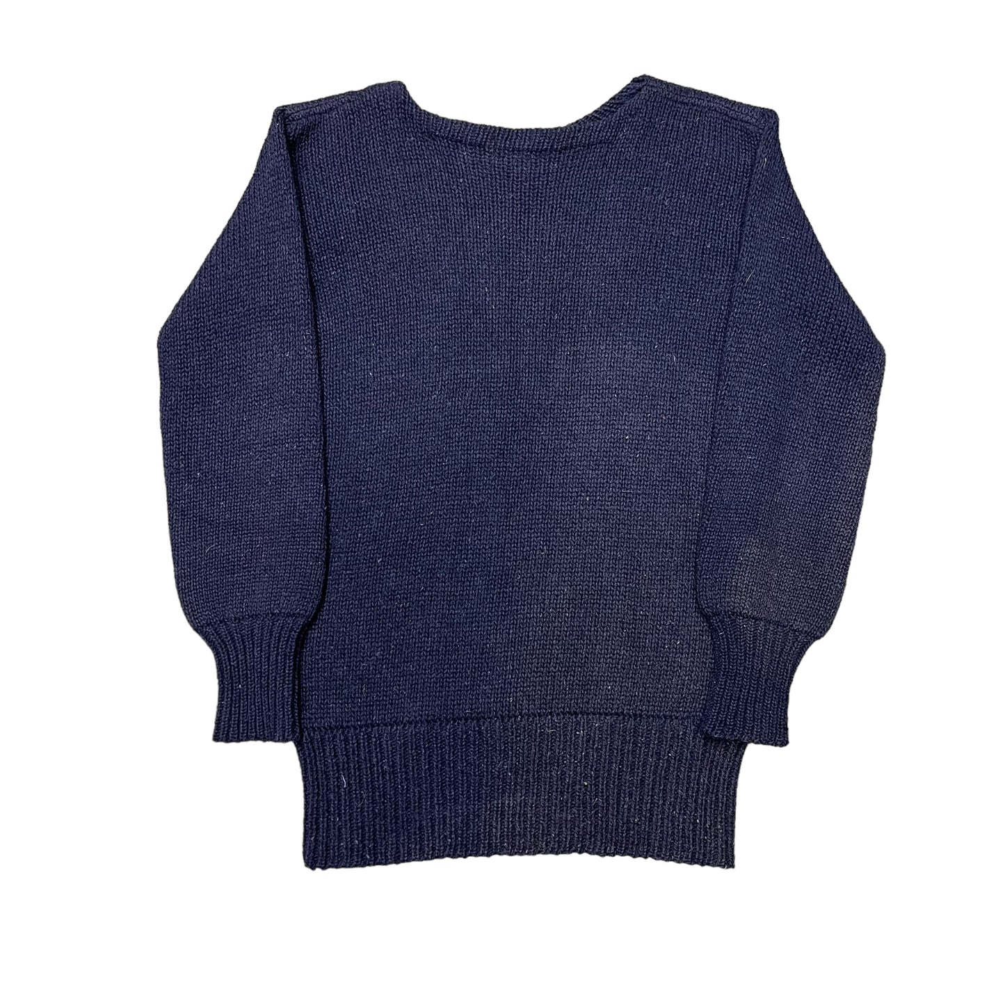 1930s Navy wool knit (M)