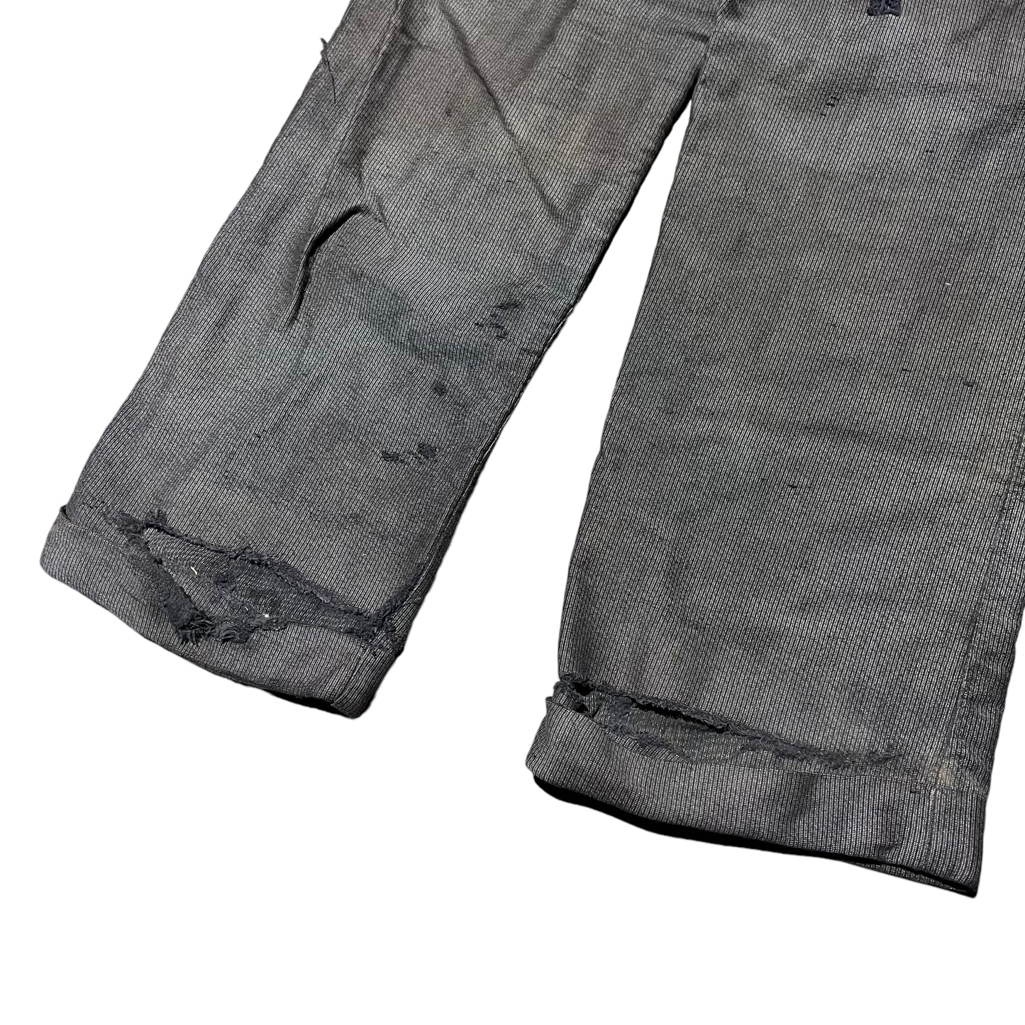 1950s As-is salt and pepper coltex moleskin work pants (32w)