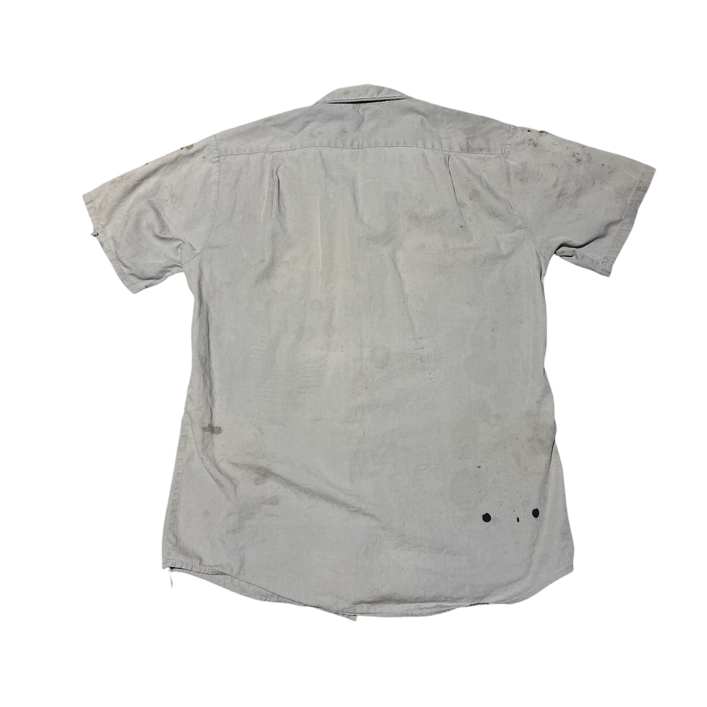 1950s Grey cotton work shirt (M)