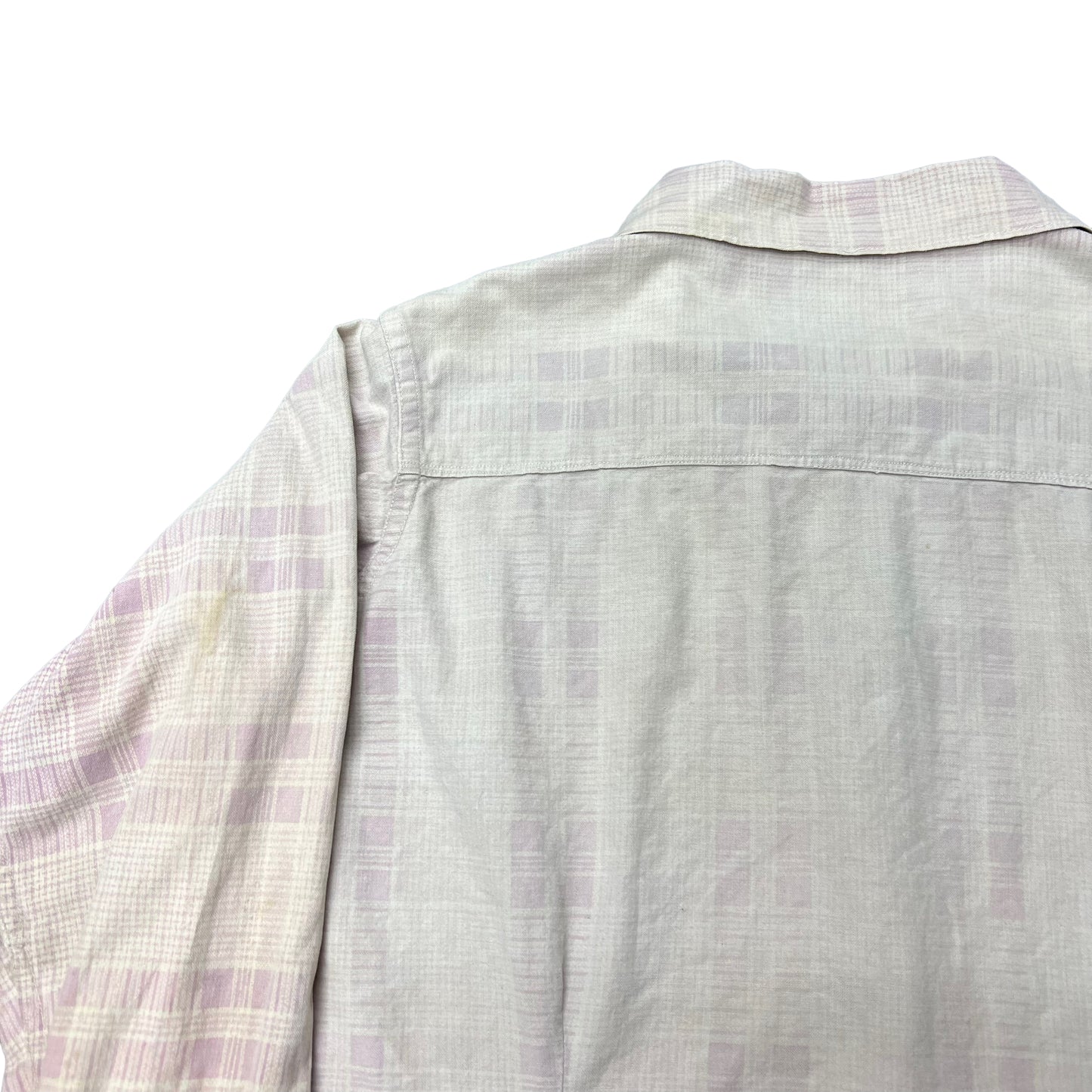 1940s Faded pink homemade flannel (M/L)