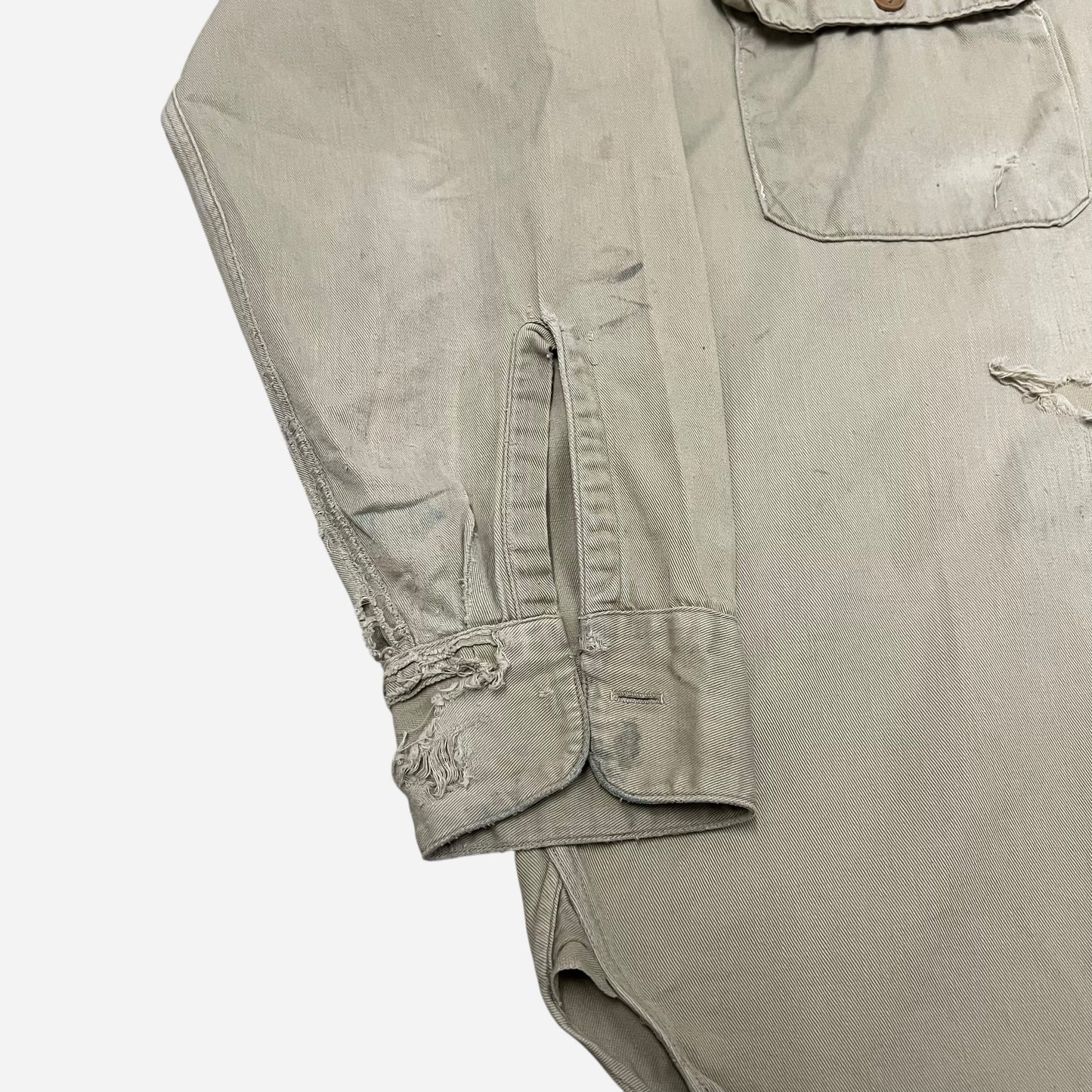 1950s Hercules khaki work shirt (L)