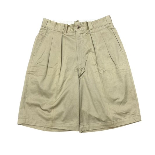 1950s NOS US uniform wide khaki shorts (30w)