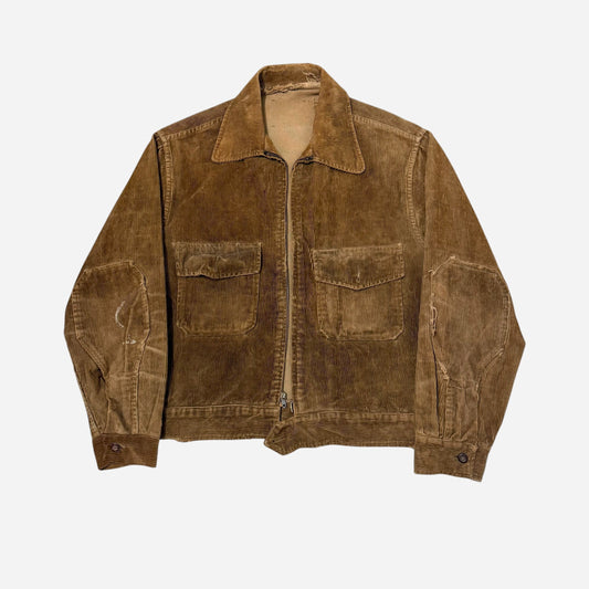 1950s Brown corduroy work jacket (M/L)