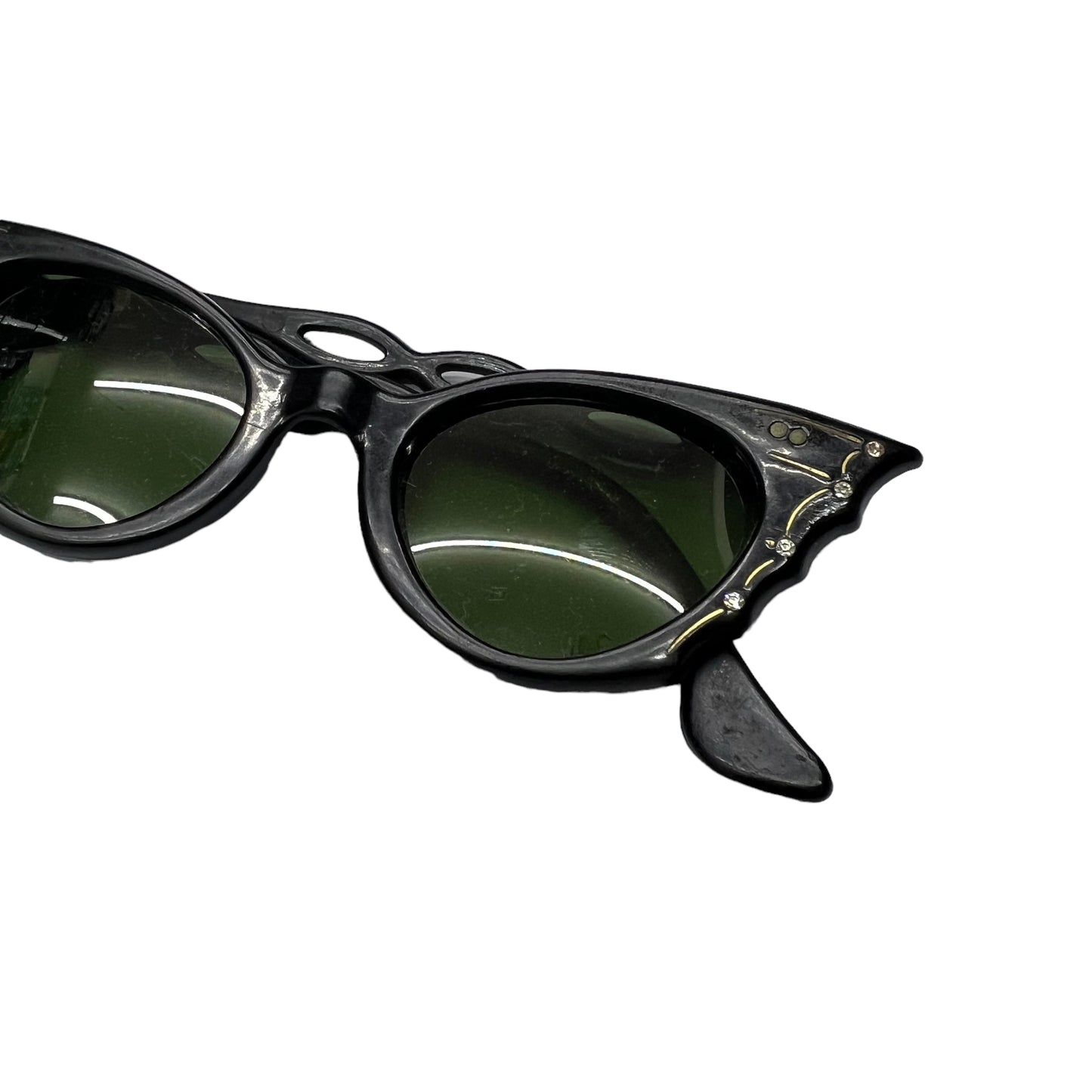 1950s Women’s black cat eye sunglasses