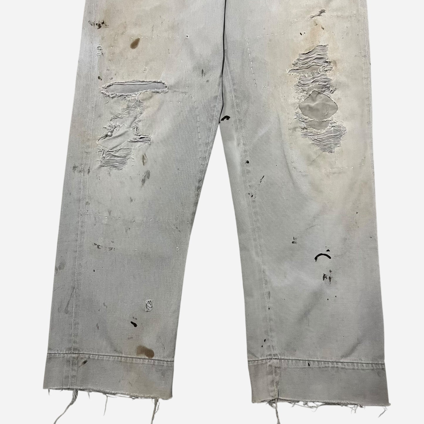 1950s Powerhouse heavily repaired gray chinos (32w)