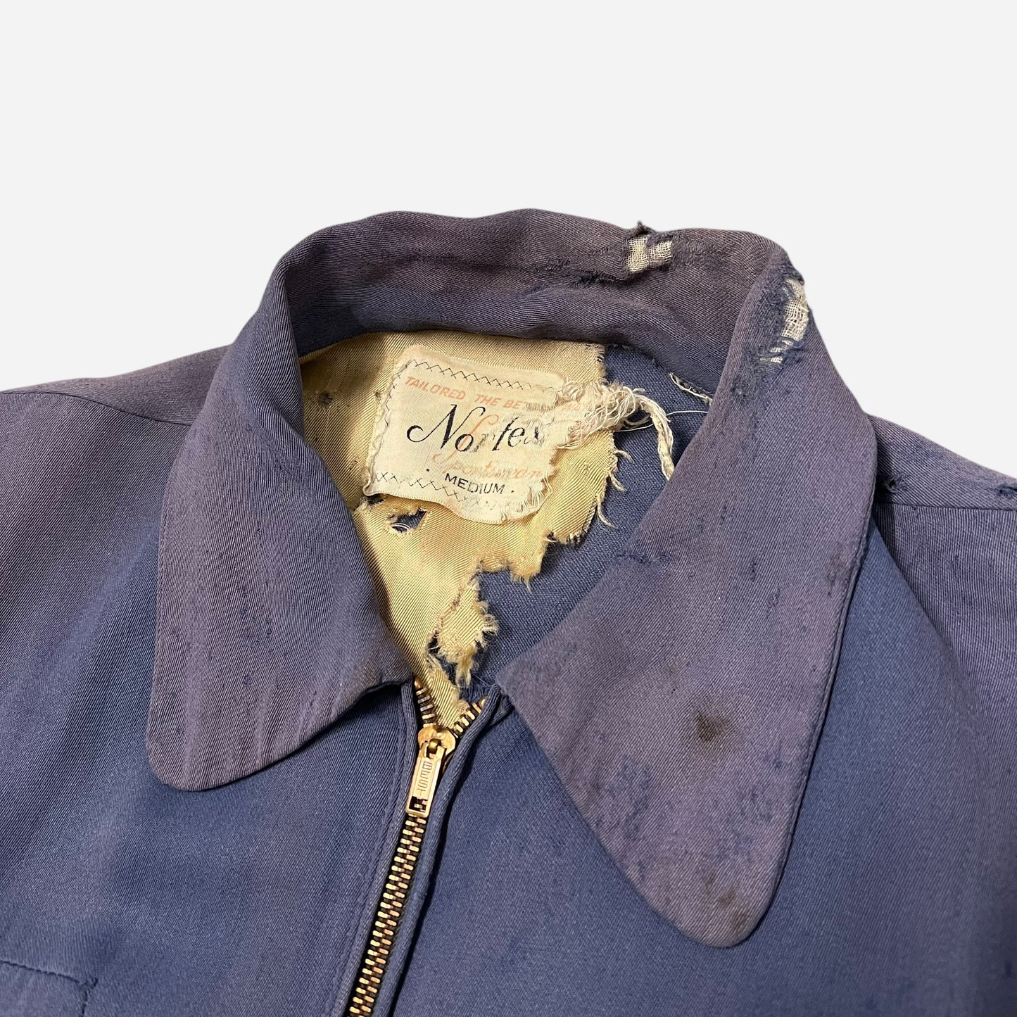 1950s Sun faded purple rayon jacket (M)